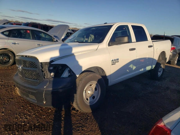 2023 Ram 1500 Tradesman with VIN 3C6RR7KG7PG555086, listed as a Copart auction lot 79924014 with 35,476 mi miles and Salvage title. Bid and sale history available at DreamBid. Image 1.