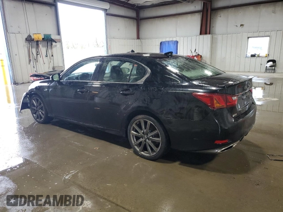 2015 Lexus GS 350 with VIN JTHCE1BL9FA007381, listed as a Copart auction lot 56608265 with 60,452 mi miles and Salvage title. Bid and sale history available at DreamBid. Image 2.