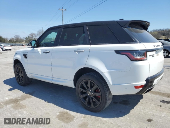 2022 Land Rover Range Rover Sport HST with VIN SALWS2RU2NA206436, listed as a Copart auction lot 50450855 with 21,989 mi miles and Clean Title. Bid and sale history available at carsss.com. Image 2.