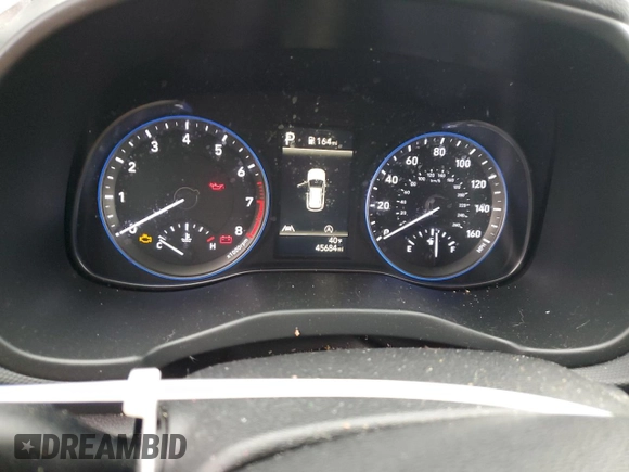 2022 Hyundai Kona SE with VIN KM8K2CAB4NU762134, listed as a Copart auction lot 43938845 with 45,684 mi miles and Salvage Title. Bid and sale history available at carsss.com. Image 9.