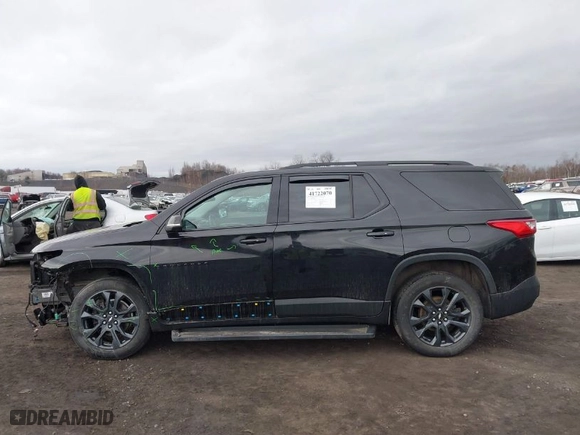 2021 Chevrolet Traverse RS with VIN 1GNEVJKW1MJ266519, listed as a IAAI auction lot 41722070 with 76,607 mi miles. Bid and sale history available at carsss.com. Image 14.