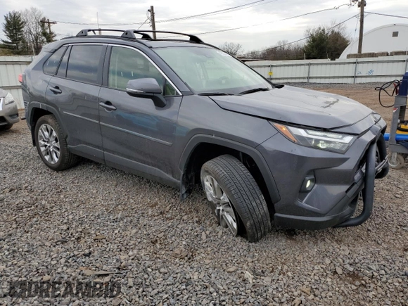 2023 Toyota RAV4 XLE Premium with VIN JTMA1RFV6PJ041066, listed as a Copart auction lot 46926495 with 7,913 mi miles and Salvage Title. Bid and sale history available at carsss.com. Image 4.