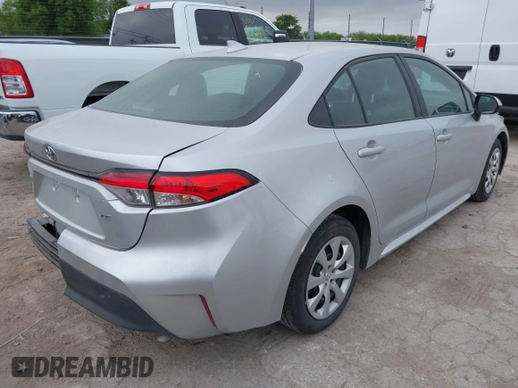 2024 Toyota Corolla LE with VIN 5YFB4MDE4RP129193, listed as a IAAI auction lot 42053600 with 24,649 mi miles and . Bid and sale history available at DreamBid. Image 4.