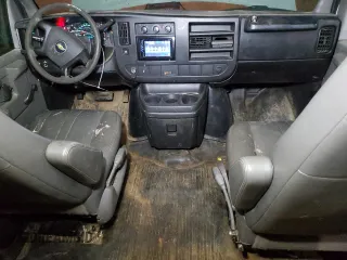 2011 Chevrolet Express Cargo with VIN 1GCSGAFX5B1112952, listed as a Copart auction lot 79344424 with 253,206 mi miles and Salvage title. Bid and sale history available at DreamBid. Image 8.