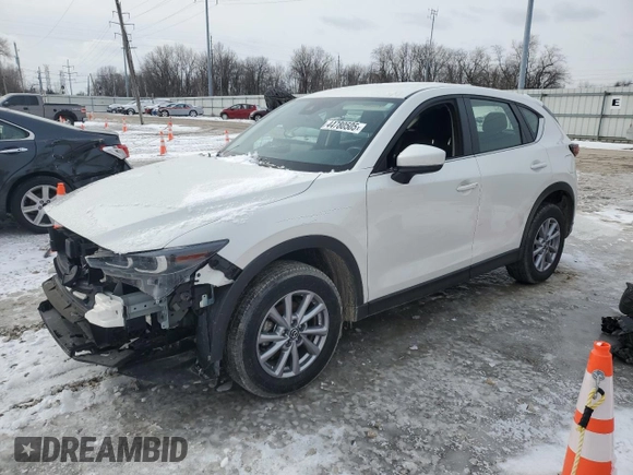 2023 Mazda CX-5 2.5 S with VIN JM3KFBAM2P0147863, listed as a Copart auction lot 44780505 with 33,044 mi miles and Salvage Title. Bid and sale history available at carsss.com. Image 1.