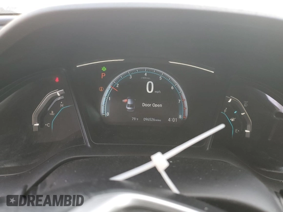 2019 Honda Civic LX with VIN 2HGFC2F61KH602592, listed as a Copart auction lot 49295655 with 96,526 mi miles and Salvage Title. Bid and sale history available at DreamBid. Image 9.