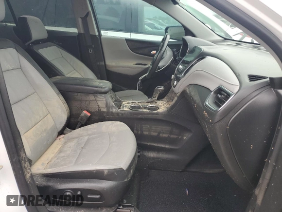 2020 Chevrolet Equinox Premier z VIN 2GNAXNEV5L6201364, wystawiony jako Copart lot #53293525 z przebiegiem Nie podano mil oraz Szkoda całkowita • Salvage title. Historia ofert i sprzedaży dostępna na DreamBid. Obrazek 7.