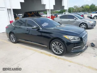 2016 Hyundai Genesis 3.8L with VIN KMHGN4JE6GU106694, listed as a IAAI auction lot 41865148 with 161,659 mi miles. Bid and sale history available at carsss.com. Image 1.