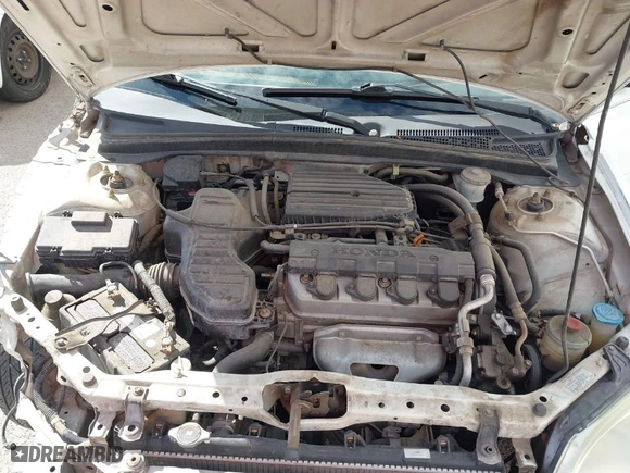 2003 Honda Civic LX with VIN 2HGES16693H565222, listed as a IAAI auction lot 41778021 with 143,604 mi miles. Bid and sale history available at carsss.com. Image 10.