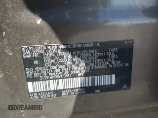 2011 Toyota RAV4 Limited с VIN 2T3DF4DV9BW173561, выставлен на аукционе IAAI как лот 41450407 с пробегом 126 053 миль миль и . История ставок и продаж доступна на DreamBid. Изображение 9.
