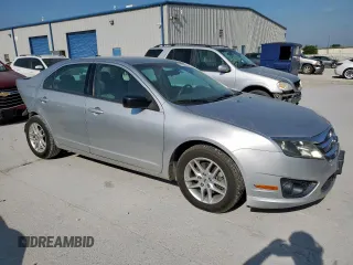 2010 Ford Fusion S with VIN 3FAHP0GA0AR111507, listed as a Copart auction lot 53186295 with 128,167 mi miles and Salvage Title. Bid and sale history available at carsss.com. Image 4.
