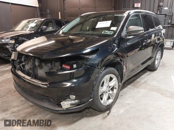 2015 Toyota Highlander Limited with VIN 5TDDKRFH1FS176008, listed as a IAAI auction lot 41917867 with 271,362 mi miles and . Bid and sale history available at DreamBid. Image 19.