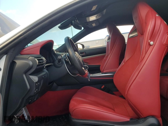 2020 Lexus RC with VIN JTHYP5BC8L5007450, listed as a Copart auction lot 78236904 with 14,578 mi miles and Salvage title. Bid and sale history available at DreamBid. Image 7.