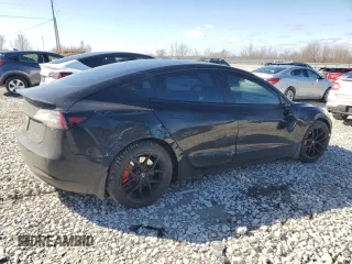 2021 Tesla Model 3 Performance with VIN 5YJ3E1EC3MF849828, listed as a Copart auction lot 50003035 with 80,779 mi miles and Clean Title. Bid and sale history available at DreamBid. Image 3.