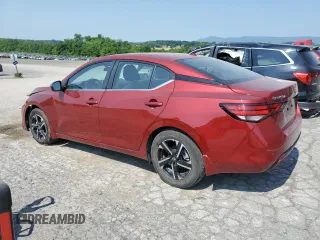 2025 Nissan Sentra SV z VIN 3N1AB8CV5SY270759, wystawiony jako Copart lot #58352675 z przebiegiem 4333 mil mil oraz Szkoda całkowita • Salvage title. Historia ofert i sprzedaży dostępna na DreamBid. Obrazek 2.