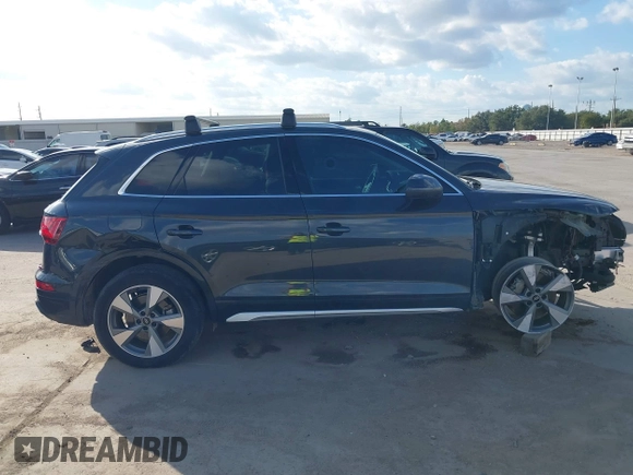 2023 Audi Q5 Premium Plus with VIN WA1BBAFY4P2112508, listed as a IAAI auction lot 40892423 with 24,492 mi miles and . Bid and sale history available at DreamBid. Image 14.