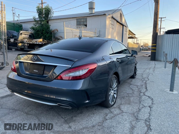 2016 Mercedes-Benz CLS with VIN WDDLJ6FB7GA161395, listed as a Copart auction lot 77616743 with 43,388 mi miles. Bid and sale history available at carsss.com. Image 4.