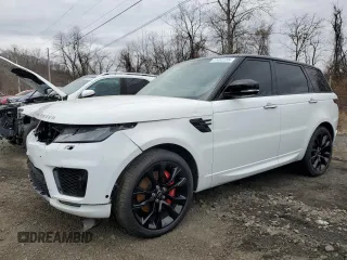 2022 Land Rover Range Rover Sport HST with VIN SALWS2RU3NA206185, listed as a Copart auction lot 41452235 with 41,278 mi miles and Salvage Title. Bid and sale history available at carsss.com. Image 1.