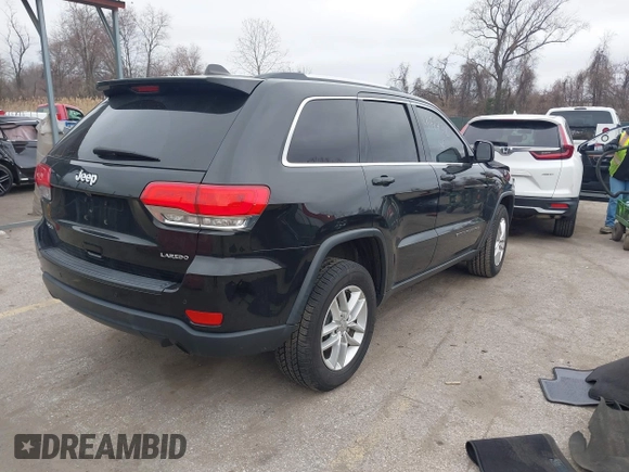2017 Jeep Grand Cherokee Laredo with VIN 1C4RJFAG9HC714884, listed as a IAAI auction lot 41777396 with 85,440 mi miles. Bid and sale history available at carsss.com. Image 4.