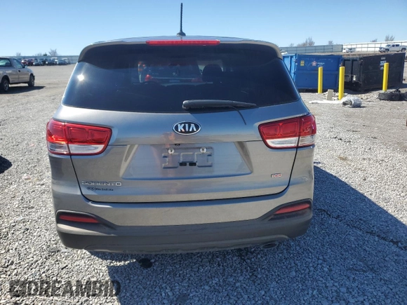 2018 Kia Sorento L with VIN 5XYPG4A30JG424560, listed as a Copart auction lot 48586195 with Not Provided miles and Salvage Title. Bid and sale history available at carsss.com. Image 6.