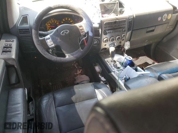 2006 Infiniti QX56 with VIN 5N3AA08C86N806828, listed as a Copart auction lot 50319815 with 175,292 mi miles and Salvage title. Bid and sale history available at DreamBid. Image 8.