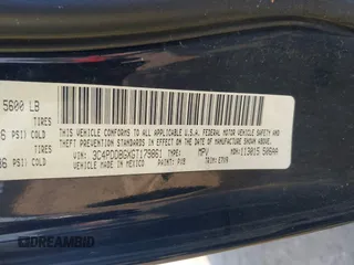 2016 Dodge Journey SXT with VIN 3C4PDDBGXGT179861, listed as a IAAI auction lot 42160578 with 161,887 mi miles. Bid and sale history available at carsss.com. Image 9.