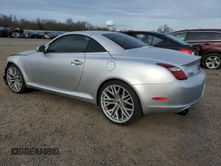2006 Lexus SC 430 z VIN JTHFN48Y369000493, wystawiony jako Copart lot #46929945 z przebiegiem 141 704 mil mil oraz Szkody całkowita. Historia ofert i sprzedaży dostępna na DreamBid. Obrazek 2.