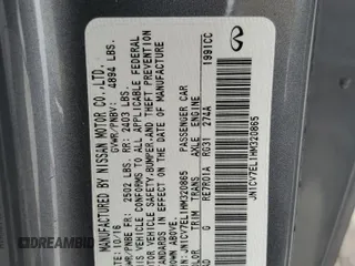 2017 Infiniti Q60 2.0t with VIN JN1CV7EL1HM320865, listed as a Copart auction lot 50822425 with 42,934 mi miles and Salvage Title. Bid and sale history available at DreamBid. Image 12.