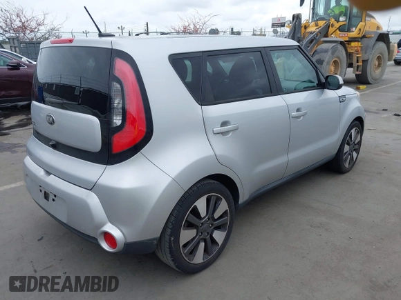 2014 Kia Soul + with VIN KNDJX3A58E7705512, listed as a IAAI auction lot 42201110 with 145,709 mi miles and . Bid and sale history available at DreamBid. Image 4.