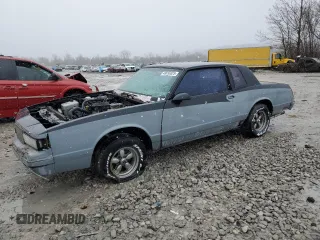 1987 Chevrolet Monte Carlo z VIN 1G1GZ11Z9HR104445, wystawiony jako Copart lot #48035825 z przebiegiem 68 929 mil mil oraz Tytuł czysty. Historia ofert i sprzedaży dostępna na DreamBid. Obrazek 1.
