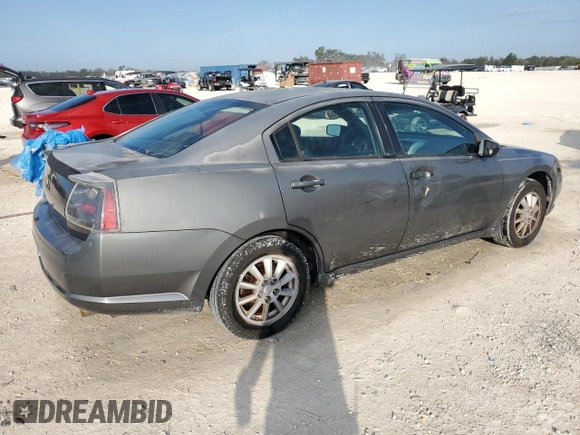 2005 Mitsubishi Galant ES z VIN 4A3AB36F55E061007, wystawiony jako Copart lot #43740945 z przebiegiem 226 181 mil mil oraz Szkoda całkowita • Salvage title. Historia ofert i sprzedaży dostępna na DreamBid. Obrazek 3.