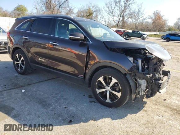 2016 Kia Sorento EX with VIN 5XYPHDA10GG050133, listed as a Copart auction lot 80547154 with 122,729 mi miles and Salvage Title. Bid and sale history available at carsss.com. Image 4.