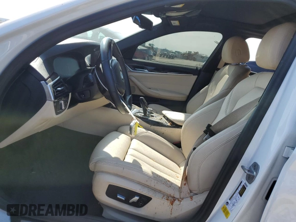 2020 BMW 5 Series 530i with VIN WBAJR3C03LWW70633, listed as a Copart auction lot 50644485 with 88,062 mi miles and Salvage Title. Bid and sale history available at DreamBid. Image 7.