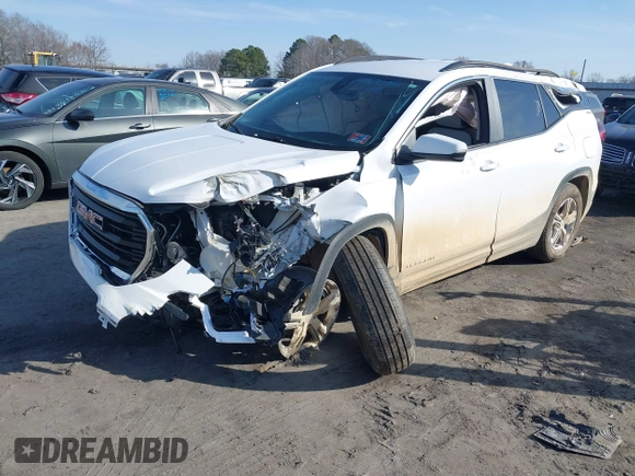 2022 GMC Terrain SLE with VIN 3GKALMEV3NL140632, listed as a IAAI auction lot 41570760 with 23,558 mi miles. Bid and sale history available at carsss.com. Image 17.