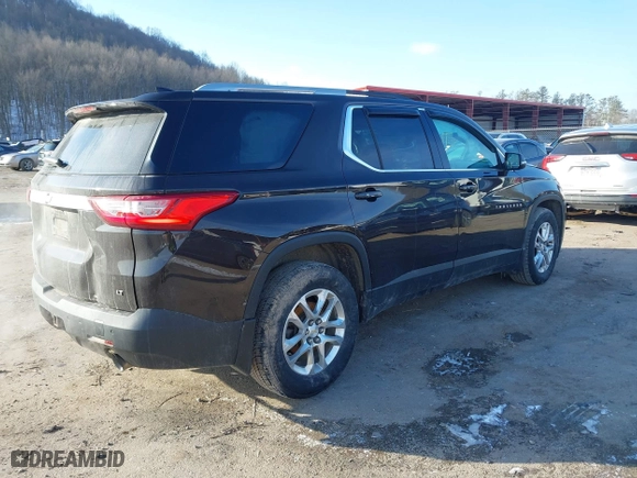 2018 Chevrolet Traverse LT Cloth with VIN 1GNEVGKW3JJ194737, listed as a IAAI auction lot 41590686 with 176,108 mi miles. Bid and sale history available at carsss.com. Image 4.