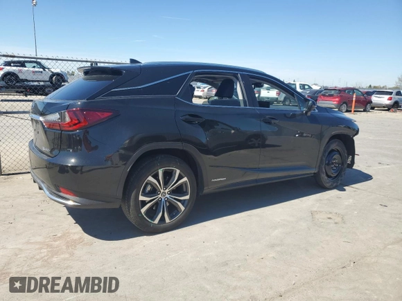2020 Lexus RX with VIN 2T2HGMDA7LC053163, listed as a Copart auction lot 50208585 with 50,652 mi miles and Salvage Title. Bid and sale history available at carsss.com. Image 3.