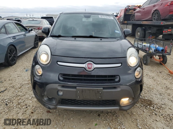 2014 FIAT 500L Trekking with VIN ZFBCFADH1EZ019373, listed as a Copart auction lot 87916725 with 75,862 mi miles and Salvage Title. Bid and sale history available at DreamBid. Image 5.