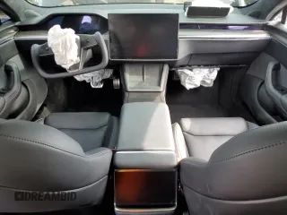 2021 Tesla Model S Plaid with VIN 5YJSA1E6XMF456295, listed as a Copart auction lot 55877025 with Not provided miles and Salvage title. Bid and sale history available at DreamBid. Image 8.