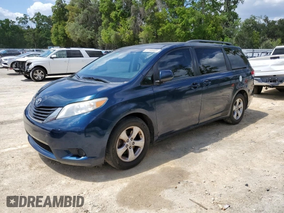 2011 Toyota Sienna LE AAS with VIN 5TDKK3DC4BS079245, listed as a Copart auction lot 51144485 with 119,152 mi miles and Salvage Title. Bid and sale history available at carsss.com. Image 1.
