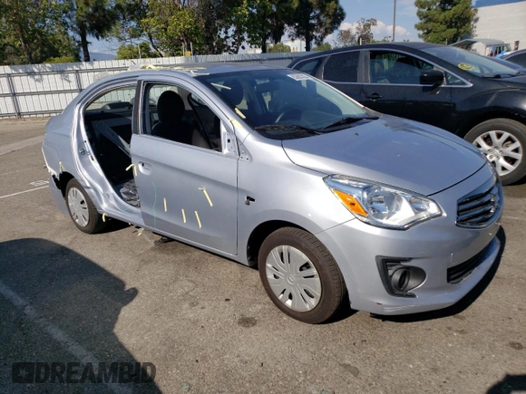 2019 Mitsubishi Mirage G4 ES with VIN ML32F3FJ3KHF03072, listed as a Copart auction lot 63663303 with 15,522 mi miles. Bid and sale history available at carsss.com. Image 4.