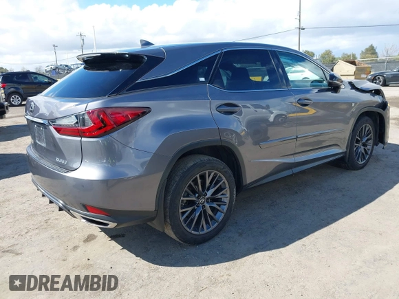 2020 Lexus RX with VIN 2T2SZMDA9LC221224, listed as a IAAI auction lot 41823952 with 139,612 mi miles. Bid and sale history available at carsss.com. Image 4.