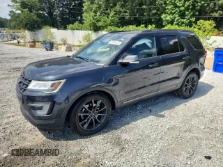 2017 Ford Explorer XLT with VIN 1FM5K7D89HGE10223, listed as a Copart auction lot 62534275 with 144,394 mi miles and Salvage title. Bid and sale history available at DreamBid. Image 1.