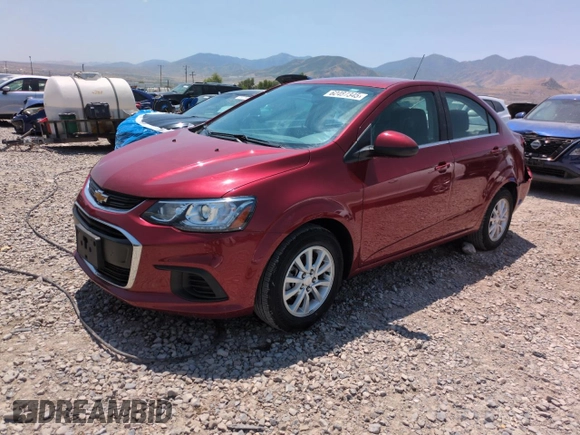2020 Chevrolet Sonic LT with VIN 1G1JD5SB5L4127904, listed as a Copart auction lot 62487345 with 15,761 mi miles and Salvage title. Bid and sale history available at DreamBid. Image 1.