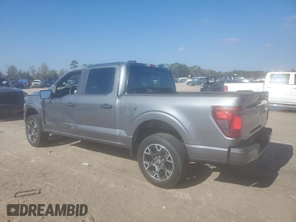 2024 Ford F-150 STX with VIN 1FTEW2K5XRKE50524, listed as a Copart auction lot 85905804 with 4,804 mi miles and Salvage Title. Bid and sale history available at carsss.com. Image 2.