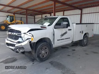 2023 Ram 2500 with VIN 3C7WR5AJ7PG567772, listed as a IAAI auction lot 42180314 with 48,197 mi miles and . Bid and sale history available at DreamBid. Image 20.