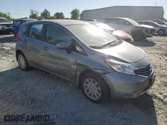 2015 Nissan Note S with VIN 3N1CE2CP6FL425689, listed as a Copart auction lot 52307185 with 105,536 mi miles and Salvage Title. Bid and sale history available at DreamBid. Image 4.