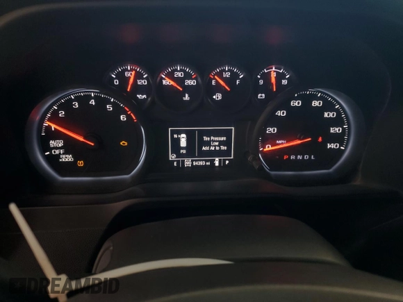 2022 Chevrolet Silverado 1500 Work Truck with VIN 1GCRDAED4NZ506298, listed as a Copart auction lot 45019425 with 94,393 mi miles and Clean Title. Bid and sale history available at DreamBid. Image 9.