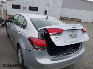 2017 Kia Forte LX with VIN 3KPFK4A76HE067017, listed as a IAAI auction lot 41198772 with 50,176 mi miles. Bid and sale history available at carsss.com. Image 3.
