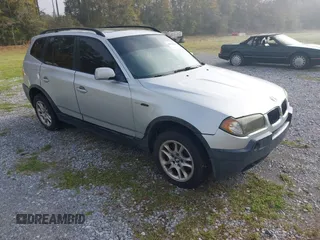 2005 BMW X3 2.5i with VIN WBXPA73485WC49966, listed as a IAAI auction lot 41872559 with 232,256 mi miles. Bid and sale history available at carsss.com. Image 1.