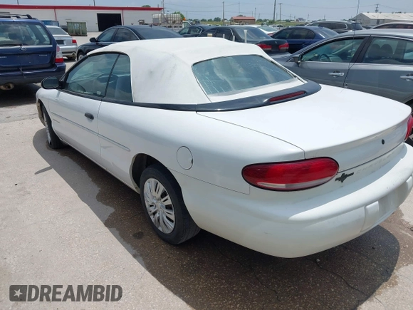 1997 Chrysler Sebring JX z VIN 3C3EL45H4VT624613, wystawiony jako IAAI lot #42262828 z przebiegiem Nie podano mil oraz . Historia ofert i sprzedaży dostępna na DreamBid. Obrazek 3.
